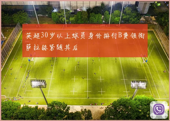 英超30岁以上球员身价排行B费领衔萨拉赫紧随其后