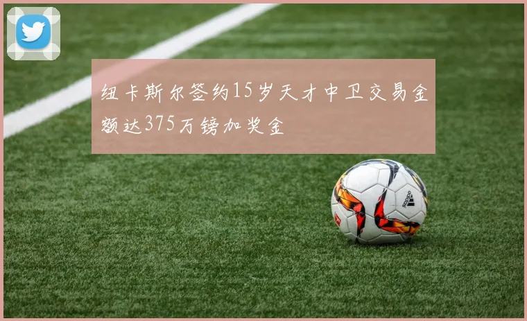 纽卡斯尔签约15岁天才中卫交易金额达375万镑加奖金