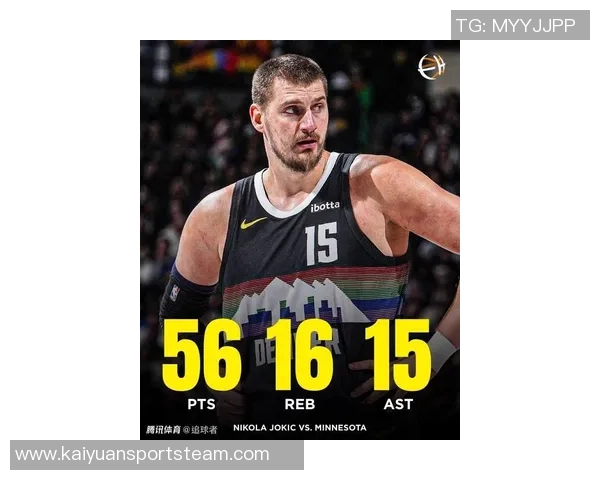 约基奇半场状态火热5投4中轻松斩获14分5篮板2助攻